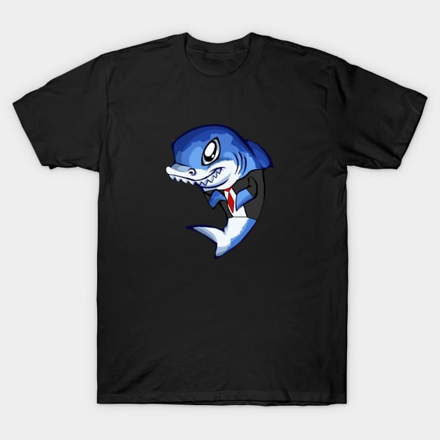 Fancy Shark T-Shirt by paastreaming